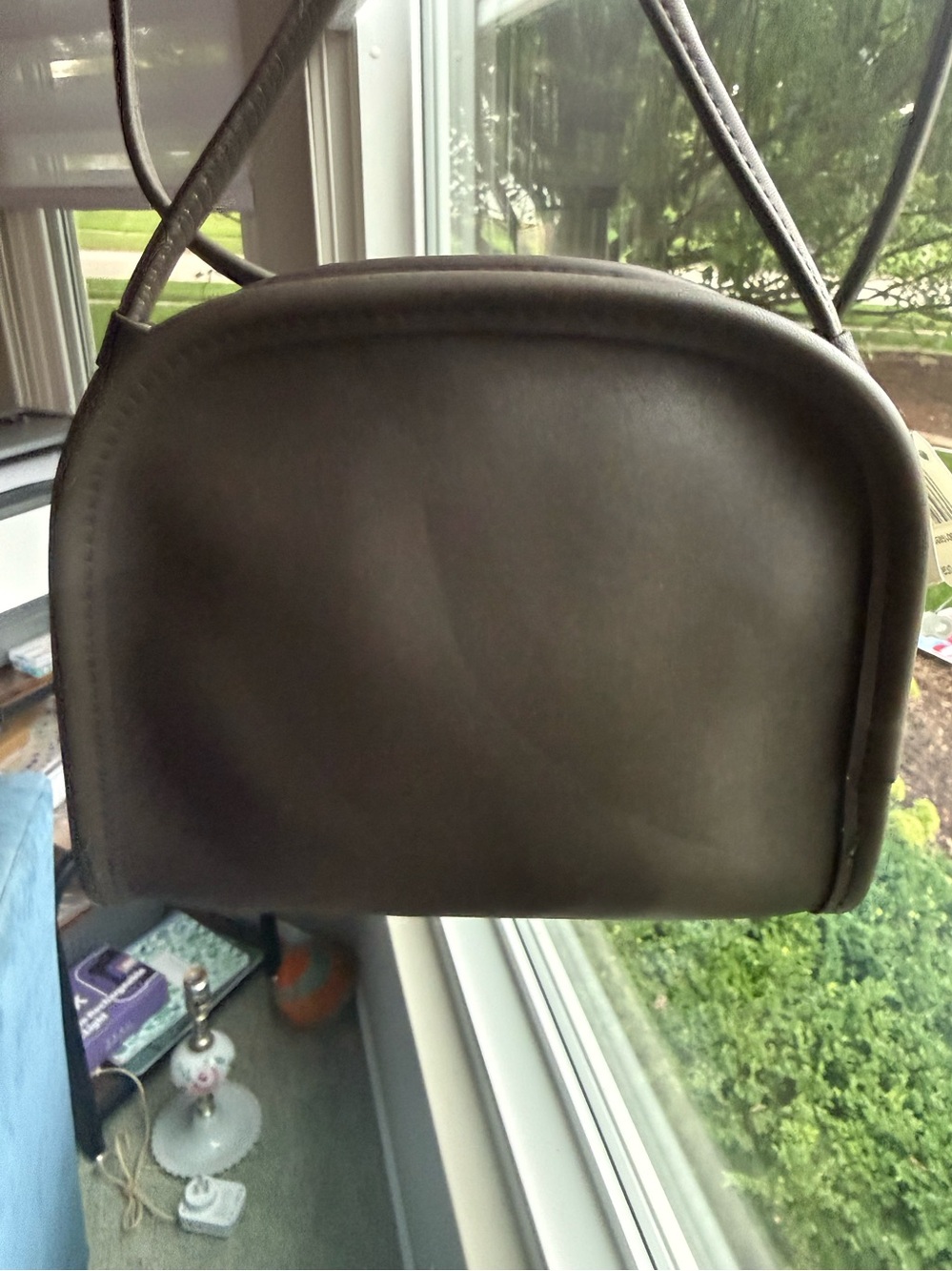 NWT Vintage 1998 Coach Abbie 9017  Dark Gray with Nickel Hardware Deadstock - Picture 4 of 16